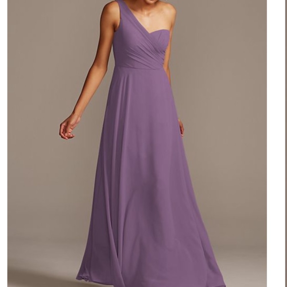 Wisteria One Shoulder Gown Floor Length